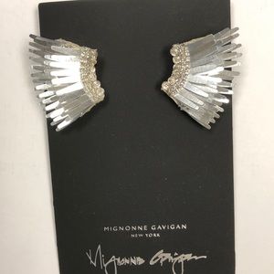 Silver mini Madeline earrings